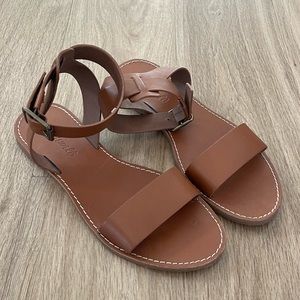 Madewell The Boardwalk Ankle Strap Sandals